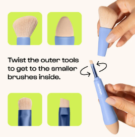 Multi-Tasker Brush Allure & Elle award-winning 4-in-1 brush