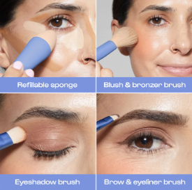 Multi-Tasker Brush Allure & Elle award-winning 4-in-1 brush