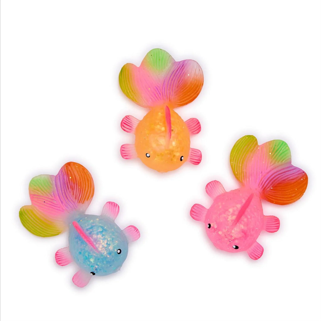 Guppy Squishy Glitter Fish (Price Is For 1)