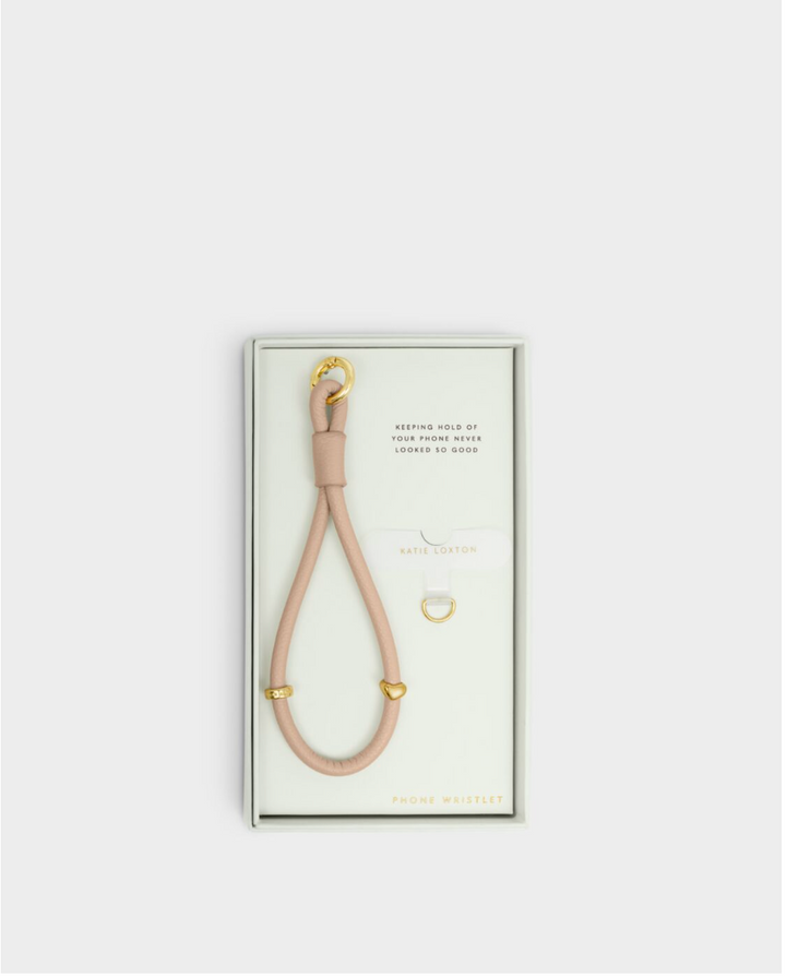 PHONE WRISTLET STRAP | Nude Pink |