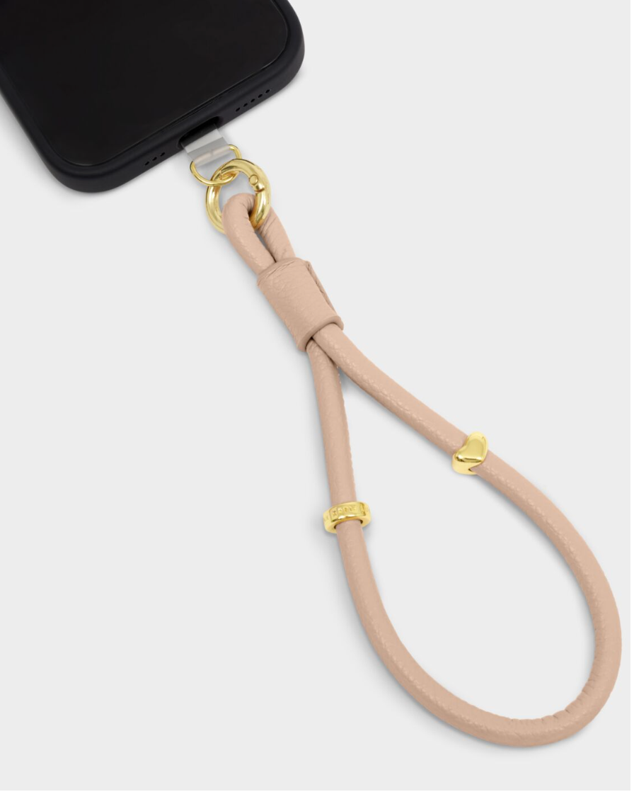 PHONE WRISTLET STRAP | Nude Pink |