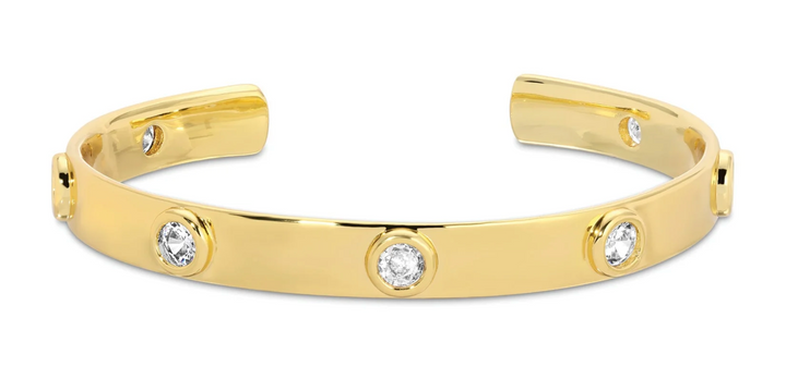 Cubic Zirconia Cuff Bracelet