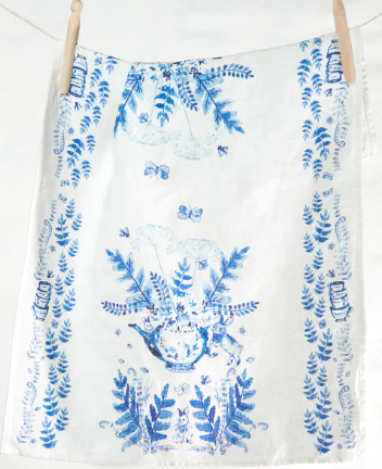 Easter Toile Kitchen Towel