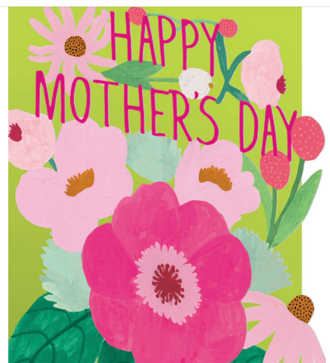 Big Pink Mother's Day Lasercut card - GC 2460M