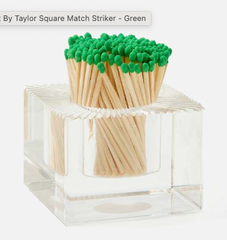 Tart By Taylor Square Match Striker - Green Matches