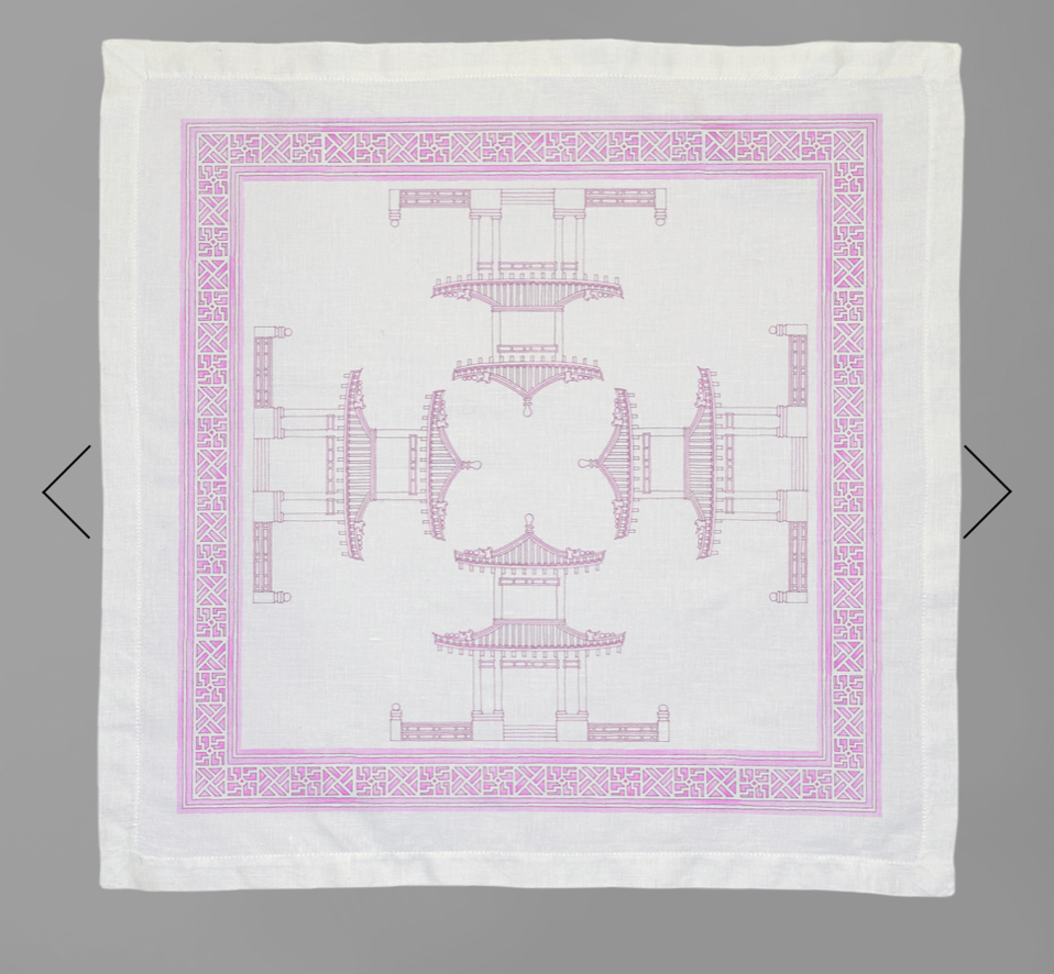 Pagoda Napkin In Lilac