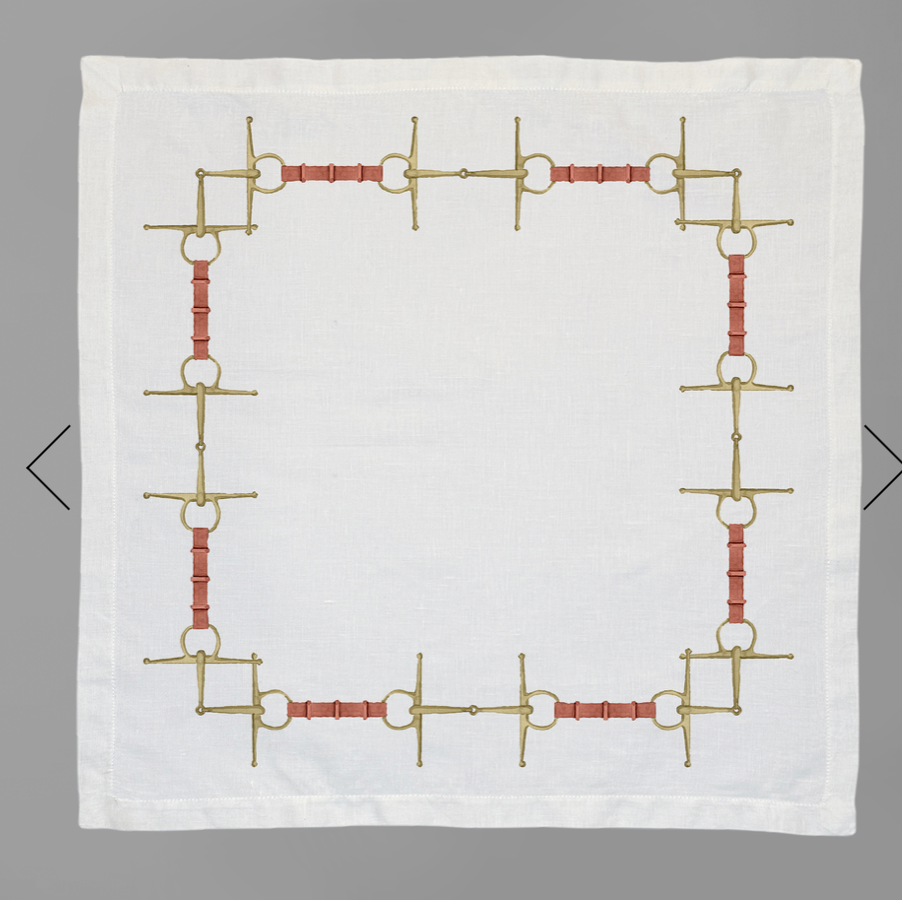 Hunt Country Napkin In White