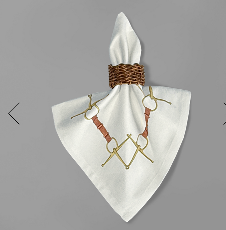 Hunt Country Napkin In White
