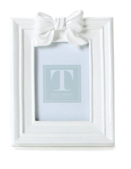 White Bow Photo Frame