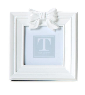 White Bow Photo Frame