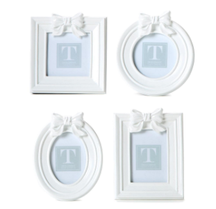 White Bow Photo Frame