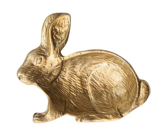 Cast Aluminum Rabbit Shaped Dish
