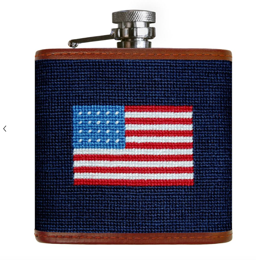 American Flag Flask