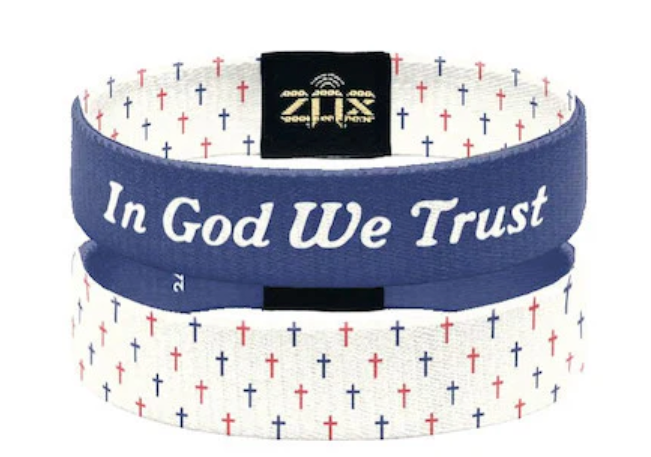 In God We Trust Bible Verse Interactive  Bracelet America 250th