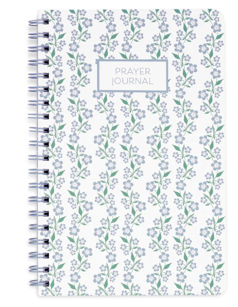 Prayer Journal Blue Floral
