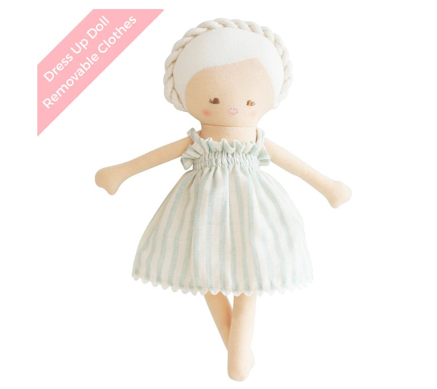 Baby Daisy Doll Sage Stripe