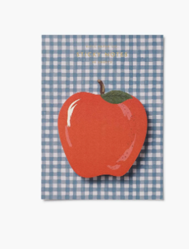 Apple Gingham Sticky Notes