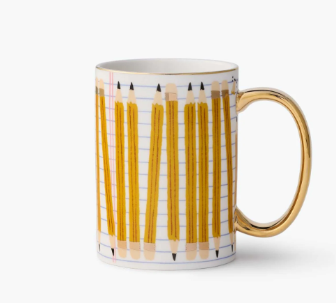 Pencils Porcelain Mug