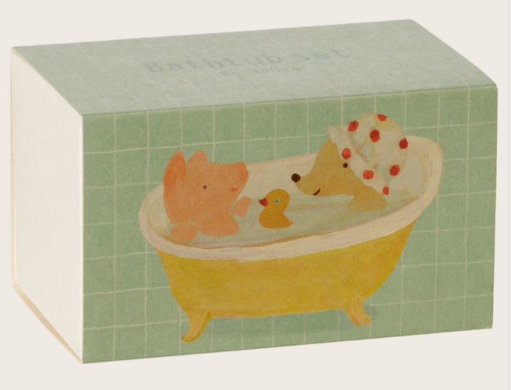 Bathtub set, Mouse - Yellow