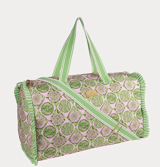 Duffle Tote, Tropical Tiles