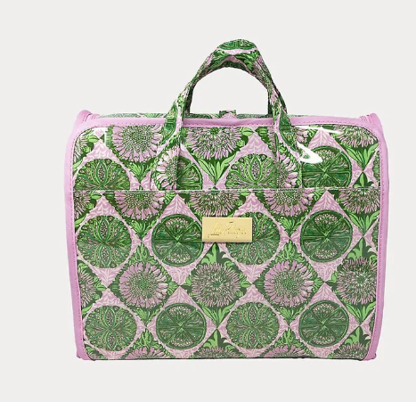 Hanging Toiletry Bag - Tropical Tiles