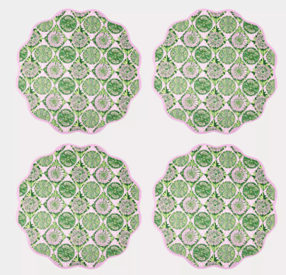 Reversible Placemat, Tropical Tiles