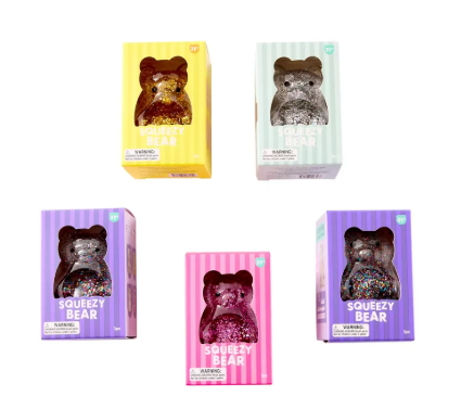 Glitter Bear Squish ( 4 Styles)
