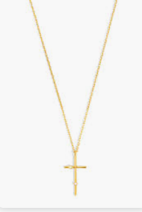 Accent Cross Pendant Necklace