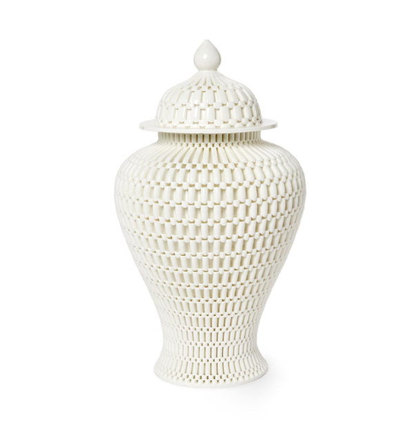 Filigree Covered Temple Jar