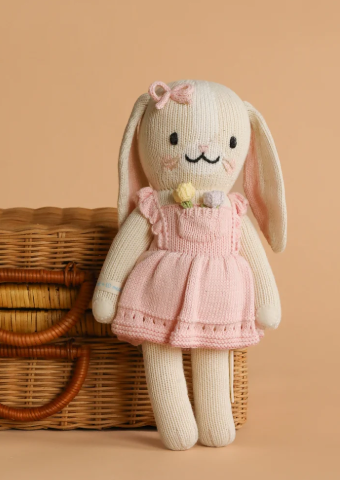 Bunny Clover Peach Dress