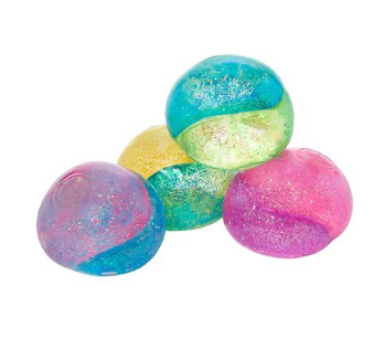 Big Blob Two Toned Glitter Squishy Ball