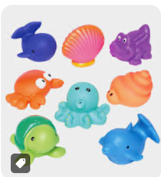 Baby Bath Toys Squirties