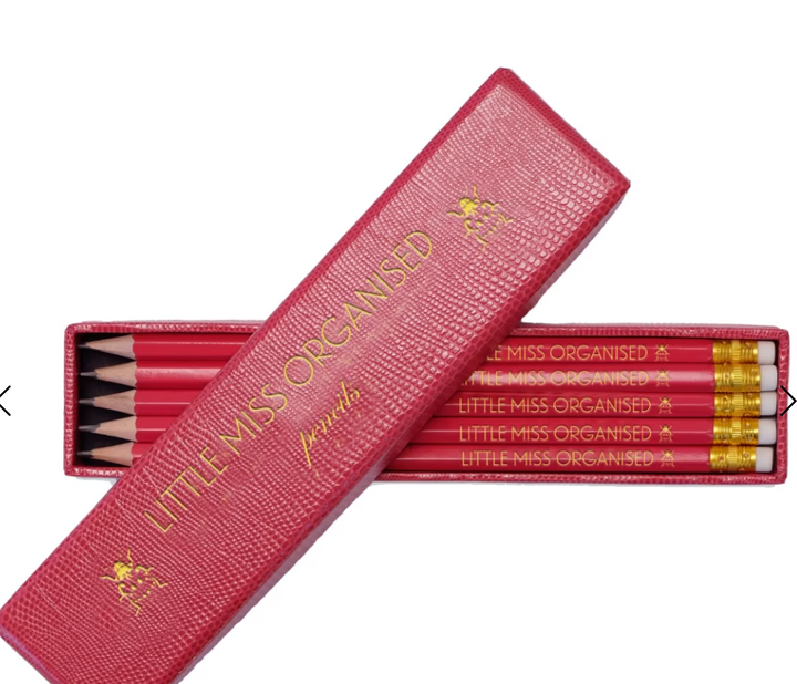 Sloane Stationary chic pencil box with 10 pencils