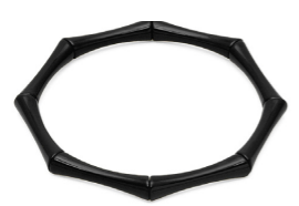 ENAMEL BAMBOO STYLE STRETCH BRACELET