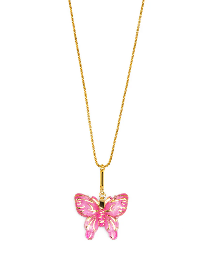 Butterfly Pendant Short Necklace