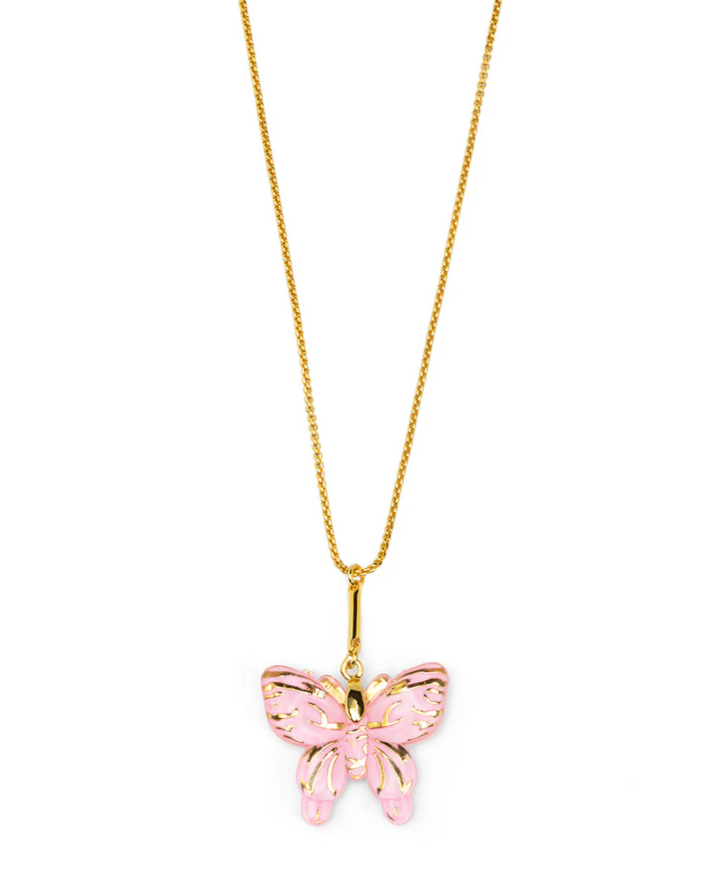 Butterfly Pendant Short Necklace