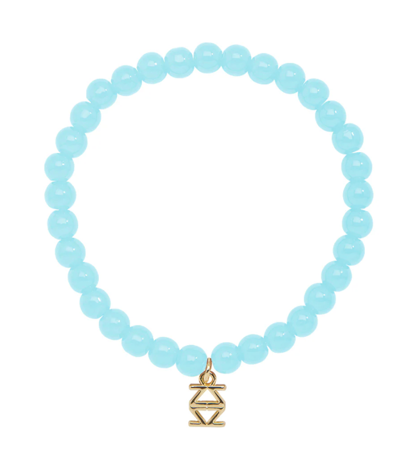 SMALL GLASS BEAD STRETCH BRACELET