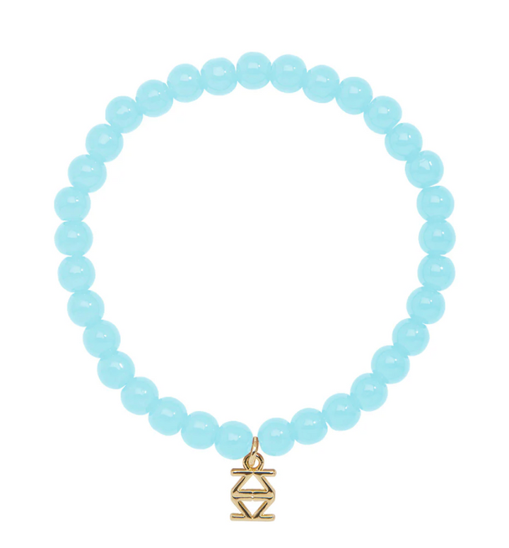 SMALL GLASS BEAD STRETCH BRACELET