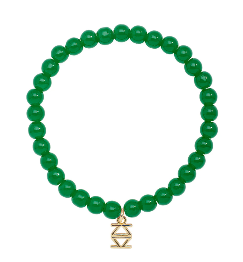 SMALL GLASS BEAD STRETCH BRACELET