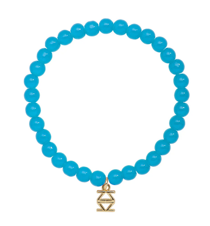 SMALL GLASS BEAD STRETCH BRACELET