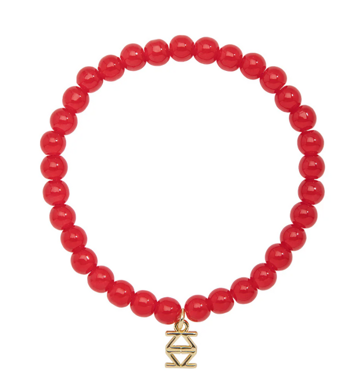 SMALL GLASS BEAD STRETCH BRACELET