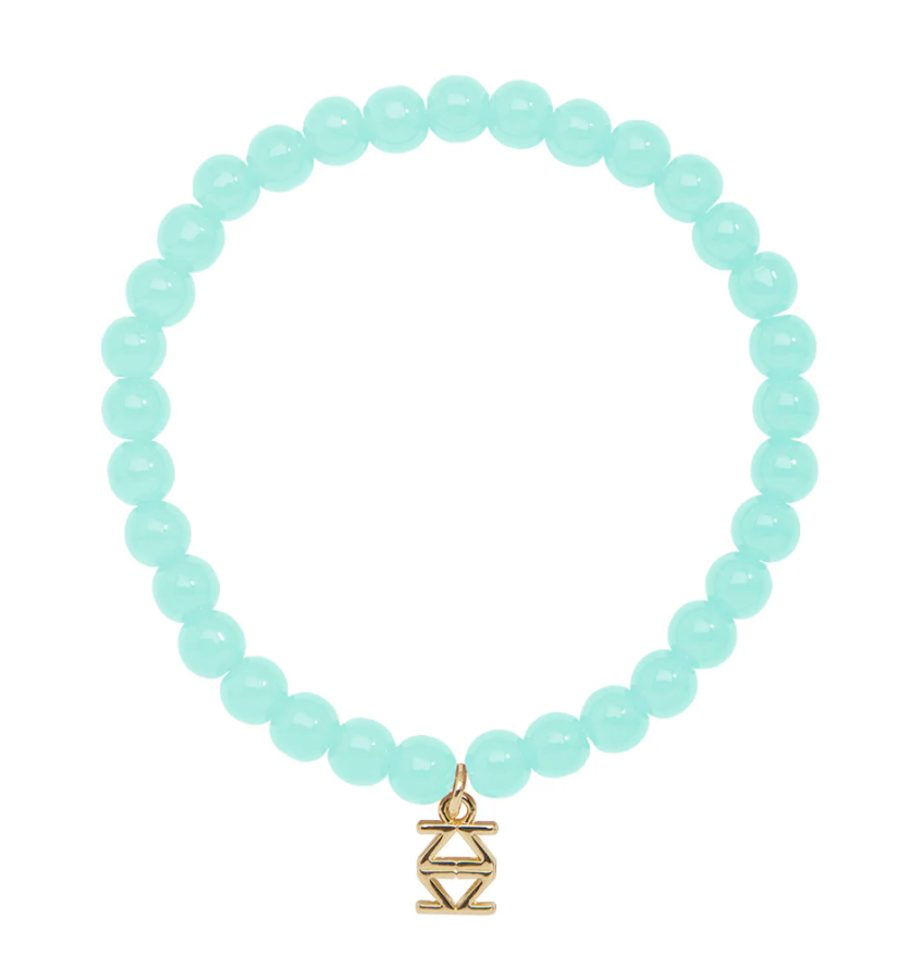 SMALL GLASS BEAD STRETCH BRACELET