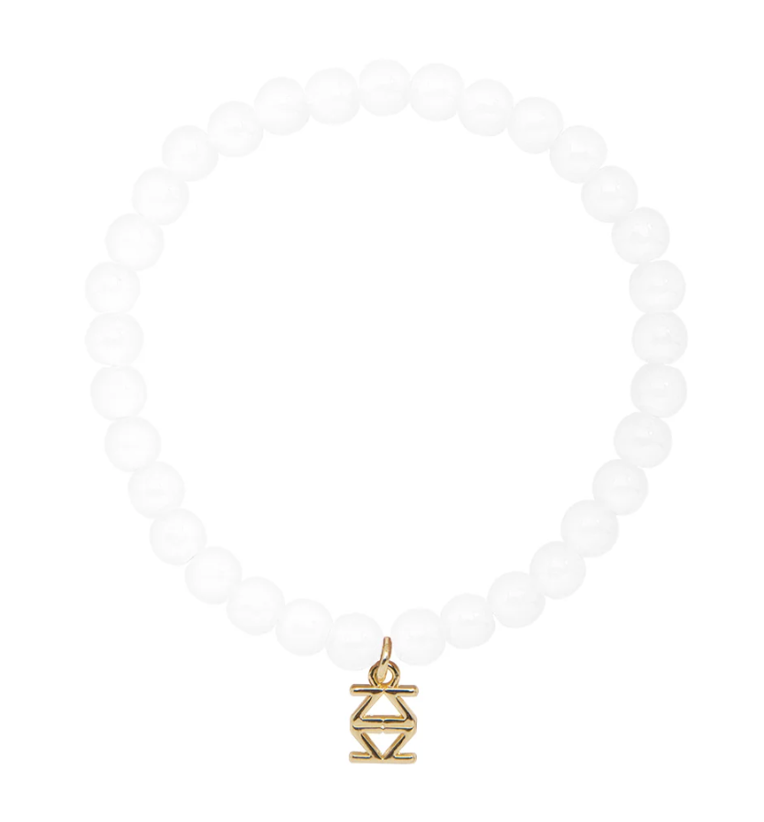 SMALL GLASS BEAD STRETCH BRACELET