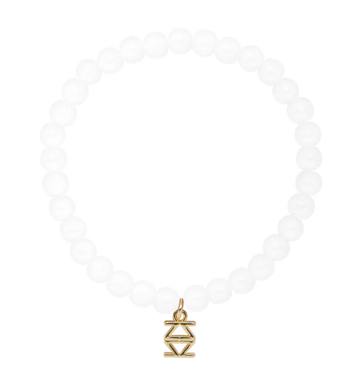 SMALL GLASS BEAD STRETCH BRACELET