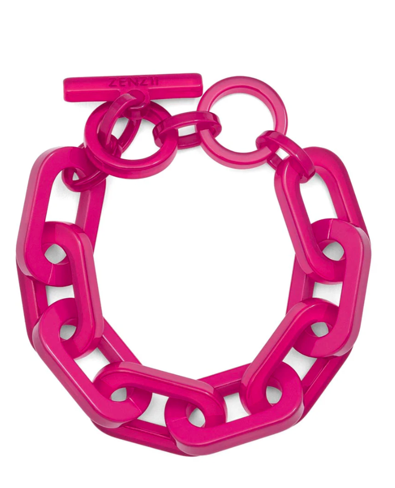 RESIN CABLE CHAIN TOGGLE BRACELET