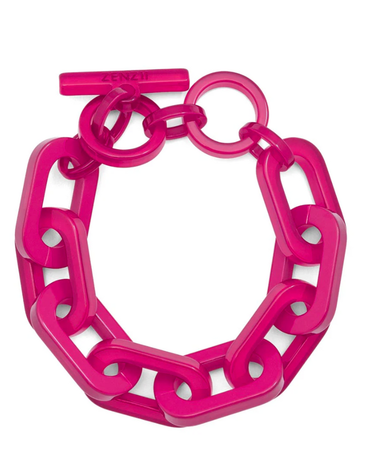 RESIN CABLE CHAIN TOGGLE BRACELET