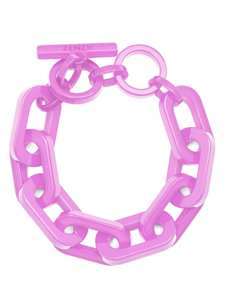 RESIN CABLE CHAIN TOGGLE BRACELET
