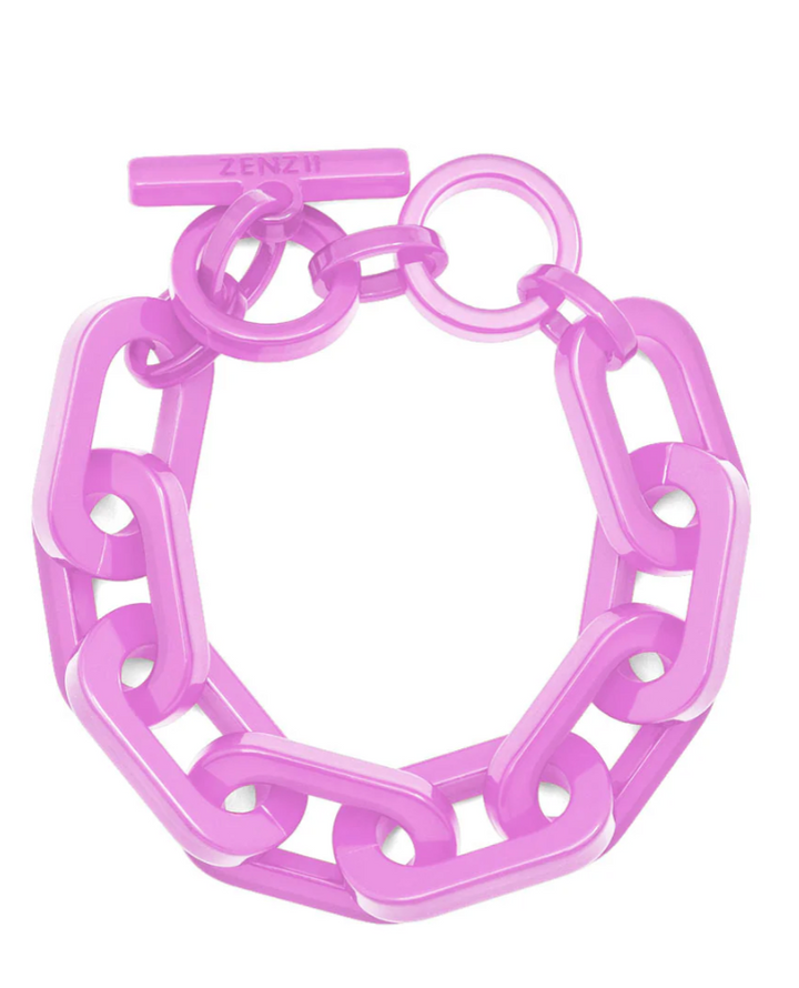 RESIN CABLE CHAIN TOGGLE BRACELET