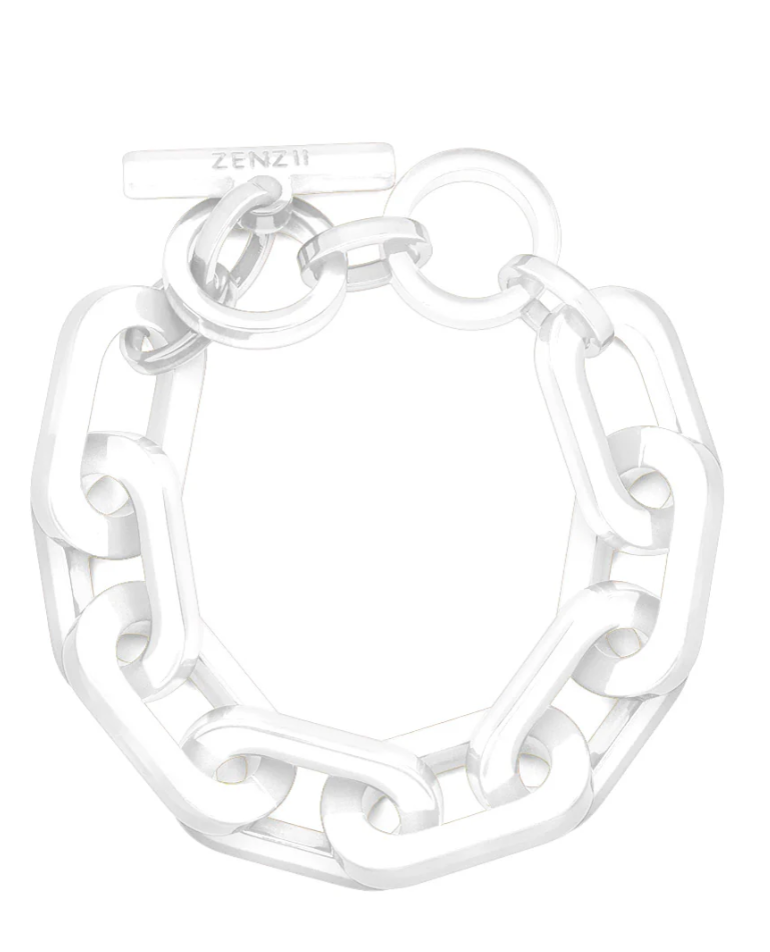 RESIN CABLE CHAIN TOGGLE BRACELET