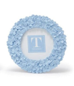 Hydrangea Round Photo Frame in 3 Colors